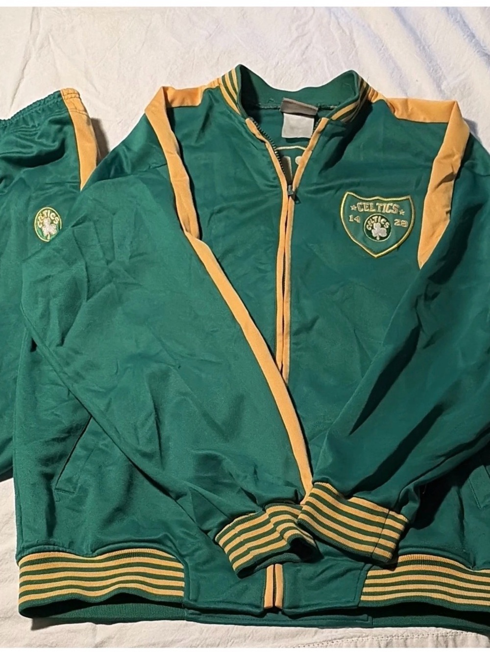 Boston Celtics Hardwood Classic NBA Warm-up Tracksuit